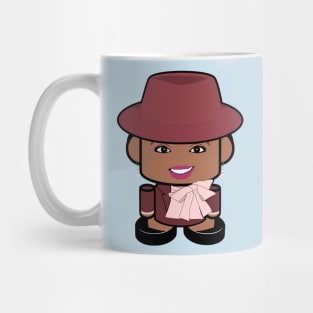 Ms. Press On POLITICO'BOT Toy Robot (Hat) Mug